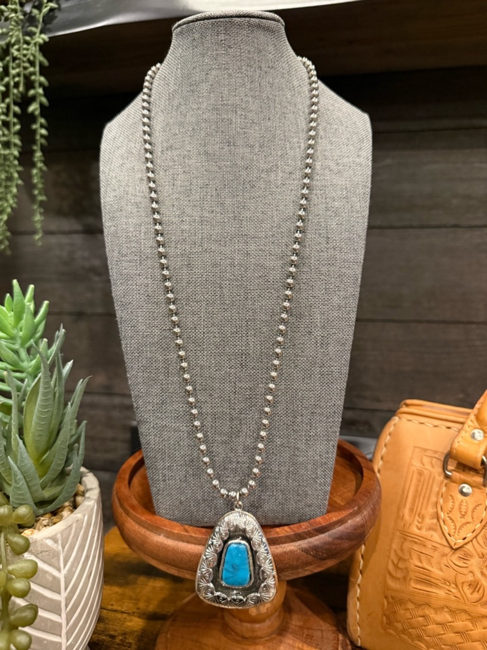 Turquoise Pendant Necklace